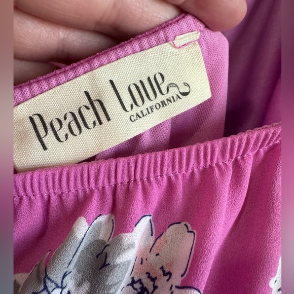 Pink Lily Infinite Love Purple Floral Maxi Wrap Dress Size Small - Picture 9 of 12